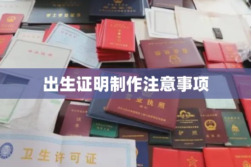 宝坻出生证明制作注意事项