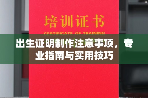 宝坻出生证明制作注意事项，专业指南与实用技巧