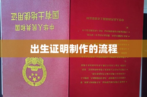 宝坻出生证明制作的流程