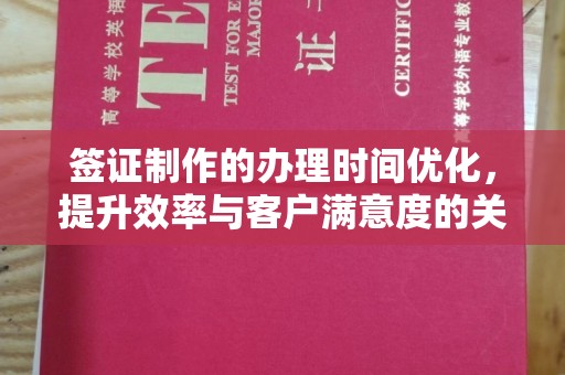 宝坻签证制作的办理时间优化，提升效率与客户满意度的关键
