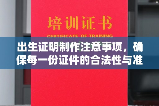 宝坻出生证明制作注意事项，确保每一份证件的合法性与准确性