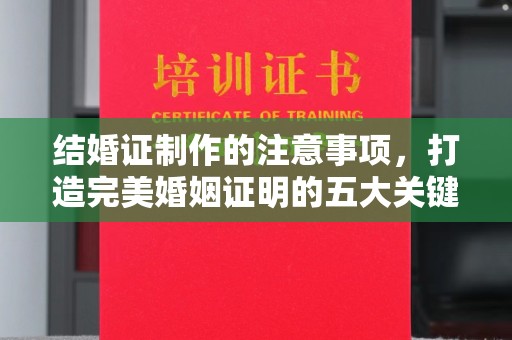 宝坻结婚证制作的注意事项，打造完美婚姻证明的五大关键点