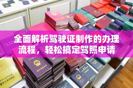 宝坻全面解析驾驶证制作的办理流程，轻松搞定驾照申请