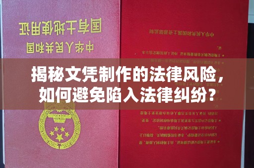 宝坻揭秘文凭制作的法律风险，如何避免陷入法律纠纷？