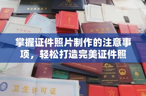 宝坻掌握证件照片制作的注意事项，轻松打造完美证件照