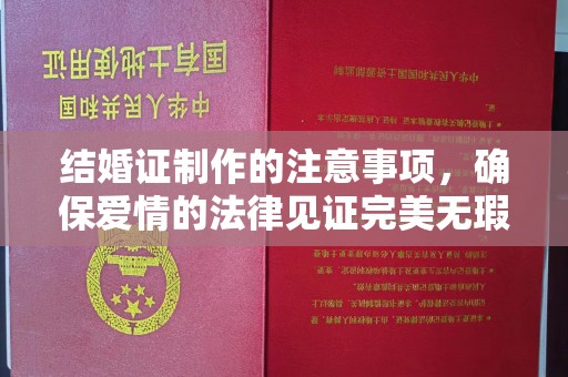宝坻结婚证制作的注意事项，确保爱情的法律见证完美无瑕